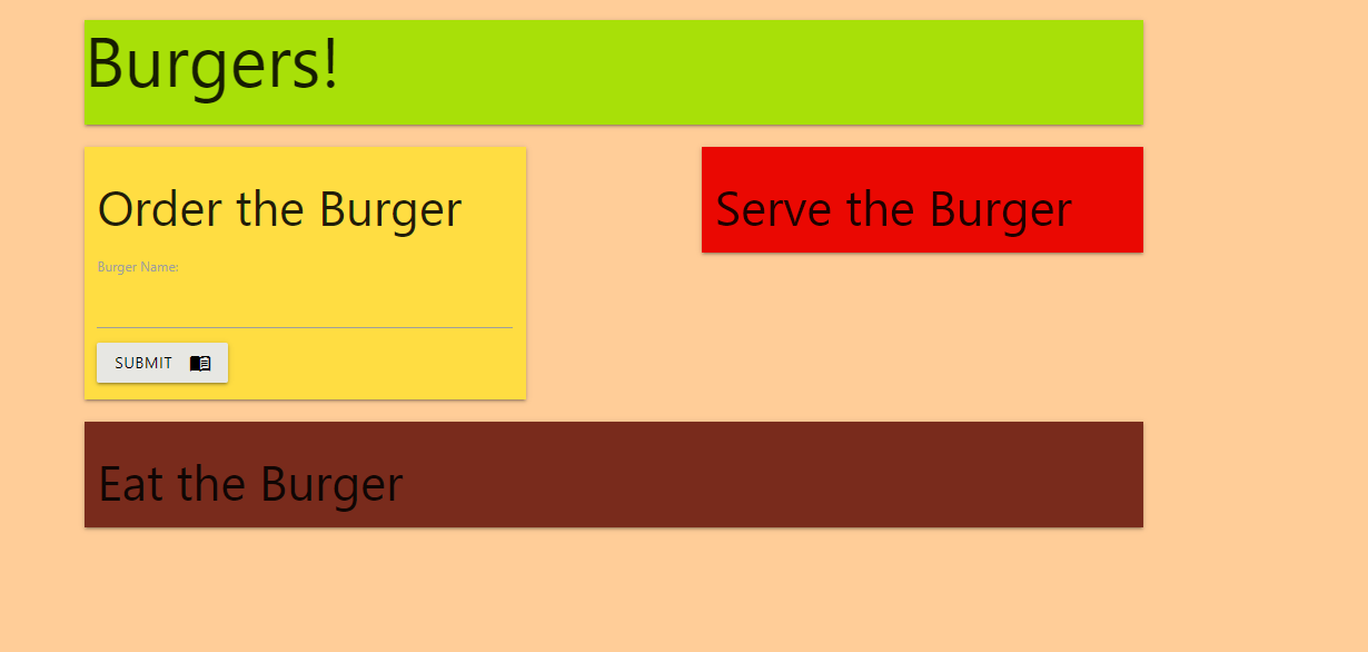 Burger Project